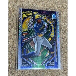 2024 Bowman Chrome Prospect Power-Up Jackson Chourio #PP-6 Brewers